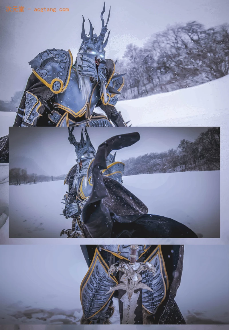 【魔兽世界】cosplay图片 巫妖王阿尔萨斯 冰霜废土的战士们，苏醒吧！